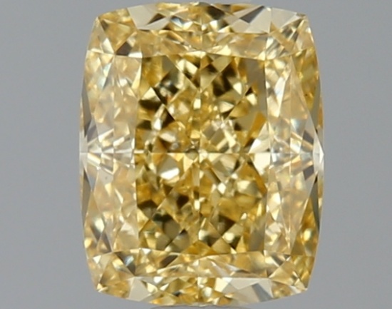 Fancy Yellow Cushion Cut 1.40ct Vs1 Lab Diamond