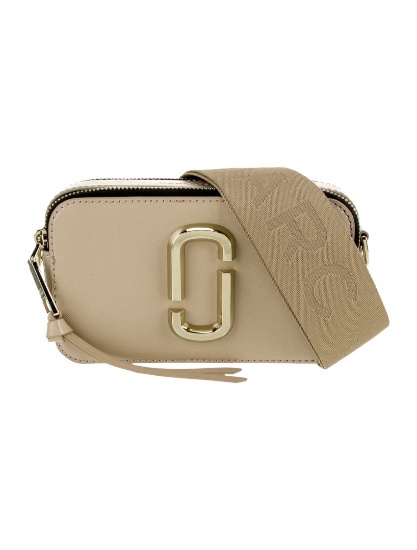 Marc Jacobs Neutrals Saffiano Crossbody Bag