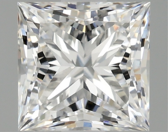Igi Certified Princess Cut 1.81ct Vvs2 Lab Diamond