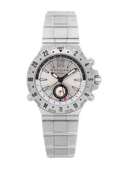 Bvlgari Diagono Professional Silver Dial Mens 40mm