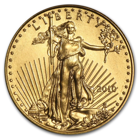 2010 1/10 Oz American Gold Eagle Bu