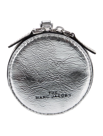 The Marc Jacobs Grey & Metallic Leather Minaudiere