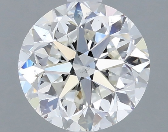 Gia Certified Round Cut 2.01ct Si1 Diamond