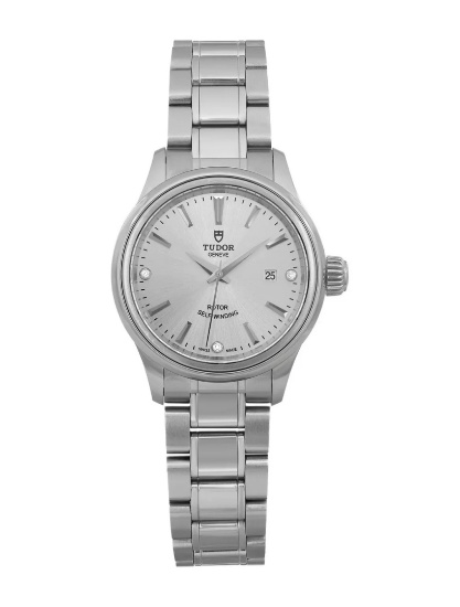 Tudor Style Silver Dial Automatic Women's 28mm