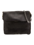 Celine Gourmette Medium Black Leather Shldr Bag