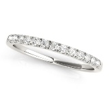 14k Round .18ct Diamond Timeless Wedding Ring