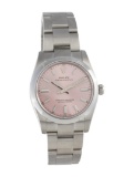 Rolex Oyster Perpetual Pink Dial Auto Unisex 34mm