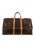 Louis Vuitton Monogram Brown Zip Cls Weekender Bag