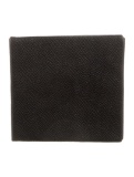 Hermã¨s Noir Epsom Leather Snap Bastia Coin Pouch