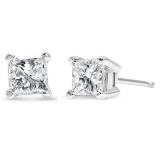 14k Gold .40ct Diamond Solitaire Earrings