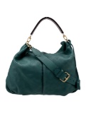 Louis Vuitton Gm Black Mahina Lthr Lasercut Hobo