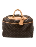 Louis Vuitton Alize 24 Vtg Brn Brass Hdw Suitcase