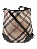 Burberry Super Nova Check Pattern Messenger Bag