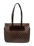 Louis Vuitton Damier Ebene Pm Brown Shloulder Bag