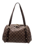 Louis Vuitton Ebene Rivington Gm Zip Shoulder Bag
