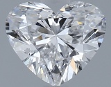Gia Certified Heart Cut .90ct Vs2 Diamond
