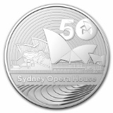 2023 1 Oz Silver 50th Anniv. Sydney Opera House