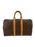 Louis Vuitton Ctd Canvas Brass Hdw Weekender Bag