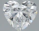 Gia Certified Heart Cut .50ct Si2 Diamond