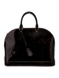 Louis Vuitton Alma Vernis Patent Lthr Top Hdl Bag