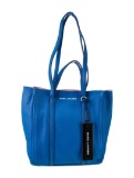 The Marc Jacobs Blue Leather Zip Top Handle Bag