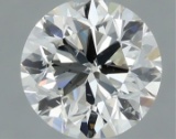 Gia Certified Round Cut .70ct Si2 Diamond