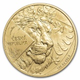 2024 Niue 1 Oz Gold Czech Lion Bu
