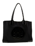 Tory Burch Blue Nylon Signature Logo Graphic Tote