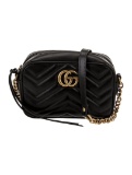 Gucci Leather Antiqued Chain-link Crossbody Bag