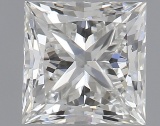 Gia Certified Princess Cut .50ct Vvs2 Diamond