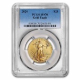 2024 1/2 Oz American Gold Eagle Ms-70 Pcgs