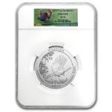 2015-p 5 Oz Silver Atb Kisatchie Sp-70 Ngc