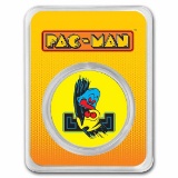 Pac-man Arcade Cabinet 1 Oz Colorized Silver