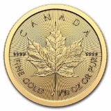 2024 Canada 1/10 Oz Gold Maple Leaf Bu