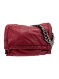 The Marc Jacobs Red Lthr Chain-link Crossbody Bag
