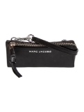 Marc Jacobs Blk Leather Graphic Crossbody Bag