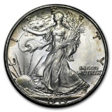 1944-d Walking Liberty Half Dollar Bu