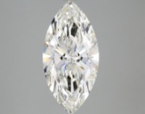 Igi Certified Marquise Cut 3.08ct Vvs2 Lab Diamond