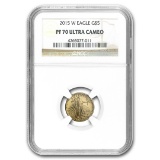 2015-w 1/10oz Proof American Gold Eagle Pf70 Ucam