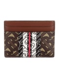 Burberry Brown Printed Tb Monogram Card Holder
