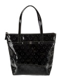Kate Spade Black Patent Leather Bow Zip Shldr Bag