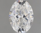 Gia Certified Oval Cut .37ct Si1 Diamond