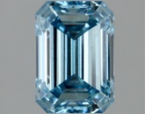 Fancy Blue Emerald Cut 1.76ct Vs2 Lab Diamond