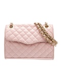 Rebecca Minkoff Pink Leather Chain-link Shldr Bag