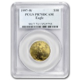 1997-w 1/4 Oz Proof American Gold Eagle Pr-70 Pcgs