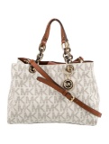 Michael Kors Neut Printed Chain-link Top Hdl Bag