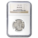 1930 Standing Liberty Quarter Ms-65 Full Head Ngc