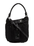 Marc By Marc Jacobs Blk Nylon Top Hdl Bag