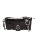 Tory Burch Lthr Gunmetal Hdw Chain-link Belt Bag