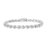 Brilliant .10ct Diamond Accent X Link Bracelet